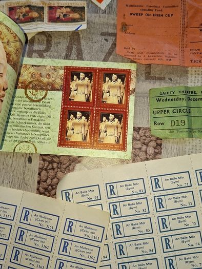 Large Lot of Stamps, Tickets, Labels etc., Postage Available or Collection