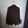 Khaki velvet women overshirt, size 10 Image 3