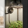 Grow Tent Clip On Fan Rechargeable, USB Port with 9 Speeds & Circulation Mode, Smart Control, Powerful Oscillating, Long Runtime for Hydroponics Circulation Cooling, Black, 2 Pack Image 7