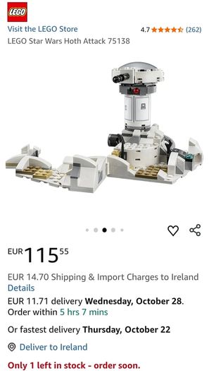 90 Euro Each!! - Lego Star Wars - Retired Sets