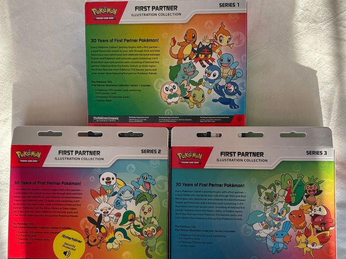 Pokemon First Partner Series 1, 2 & 3