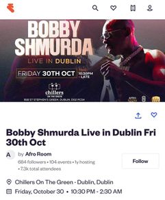 Bobby Shmurda Dublin 30 Oct