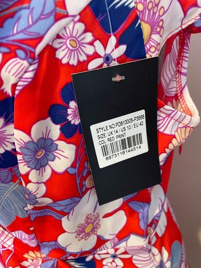 Pixie Daisy dress floral size 14 - New with tags