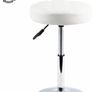 Round PU Leather Salon Massage Chair Adjustable Swivel Stool Work Chair Work Stool Barber Shop Beauty Salon Nail Beauty Chair Low Bar Stool Checkered Cushion Small (MULTIPLE COLOURS AVAILABLE) Image 4