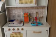 Kids kitchen from unknown company and fridge from Zara