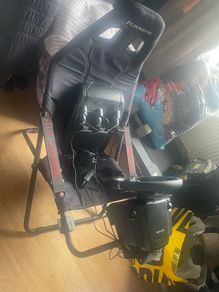 racing wheel + shifter, racing seat and Xbox series s