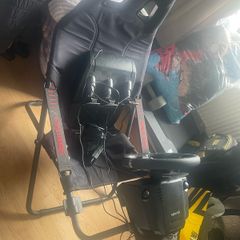 racing wheel + shifter, racing seat and Xbox series s
