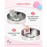 Cotton Candy Machine Commercial, 1000W Electric Candy Floss Maker, Easy Use with 38cm Stainless Steel Bowl and Sugar Scoop, Makes Hard Candy for Home Kids Birthday, Family Party, Blue Image 6