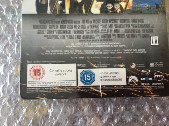 Mission Impossible 2 - Paramount Centenary Limited Edition Steelbook Blu-ray