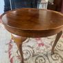Vintage Queen Anne Style Mahogany Coffee Table Image 2