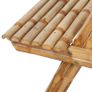 Picnic Table 120x120x78 cm Bamboo Image 4