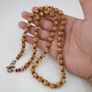 Antique Venetian African Eyes & Red African Tiny tire Shape Glass Beads Necklace Image 8