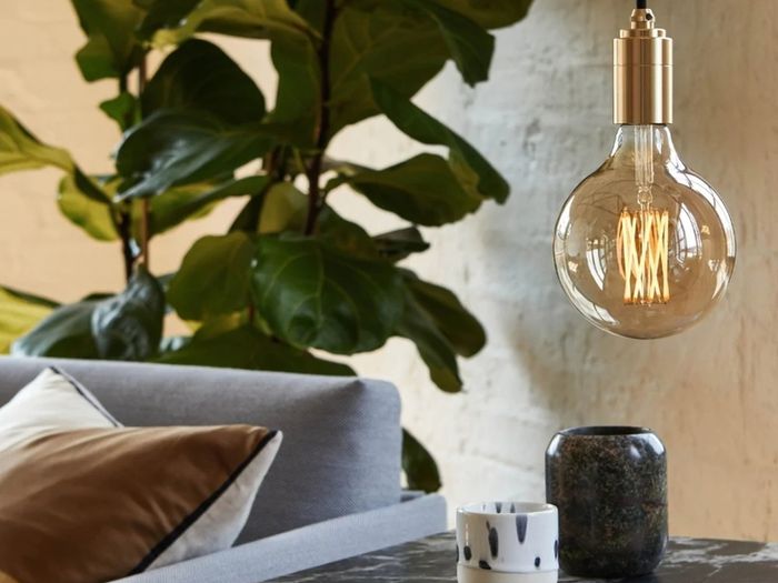 2 New Gaia Plug-In Pendants by Tala with Dimmible Light bulbs