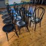 15 x Classic Black Bentwood Cafe / Dining Chairs Image 3