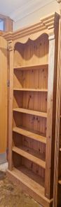 Solid Pine Bookcase - 198cm Tall