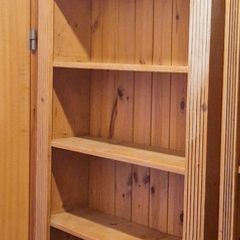 Solid Pine Bookcase - 198cm Tall