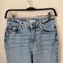 ZARA Cropped High Waist Jeans Blue Size 8! Image 4