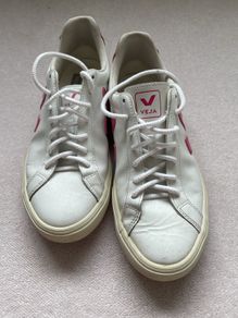 Veja white and pink leather size 38