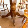 Extendable Mahogany table with 6 chairs Image 2