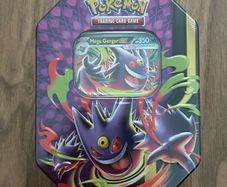 Pokemon Trading Card Game (TCG): Mega Moonlit Tin Assortment Mega Gengar
