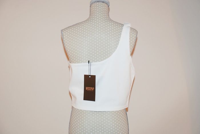 One Shoulder Crop Top SIZE UK10/UK12
