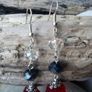 Handmade earrings, Drop earrings, Red earrings, Christmas gift. Image 2