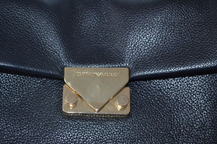 Giorgio Armani black leather Bag