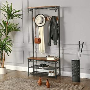 New Industrial Hallway Bedroom Coat Rack - FREE P&P