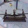 Antique Mirror And Cast Iron Scales Image 4