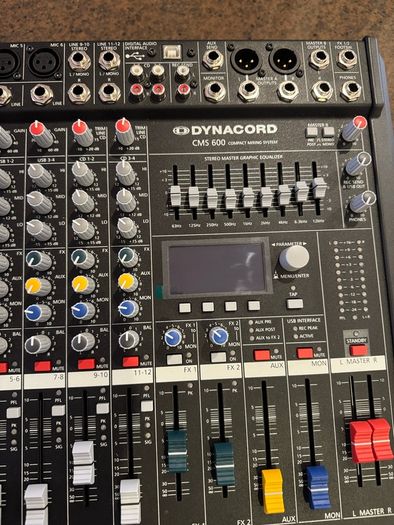 Dynacord CMS 600 + RCF ART 910a Speakers