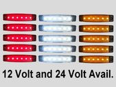 LED Side Marker Lights 12 Volt (x5)