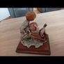 Original Italian Giuseppe Armani Capodimonte Figurine Two Children with Wheelbarrow Image 2