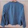 Nine West Teal Open-Front Cropped Blazer Jacket  UK 16 / US 12 Image 3