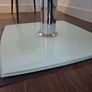 Extendable Milk Glass dining table Image 3
