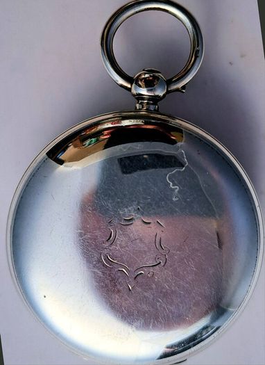 Silver Fusee Lever Pocket Watch - Berthold Muller,Twickenham - London 1873c