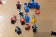 Mega Bloks figures and bike
