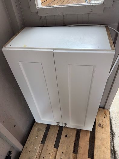 White kitchen cabinet