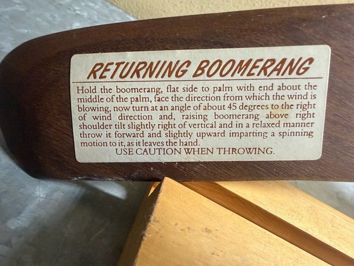 Australian Boomerang and Mount