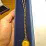 Unique Item. Antique pendant with a faded picture of a lady. Image 5