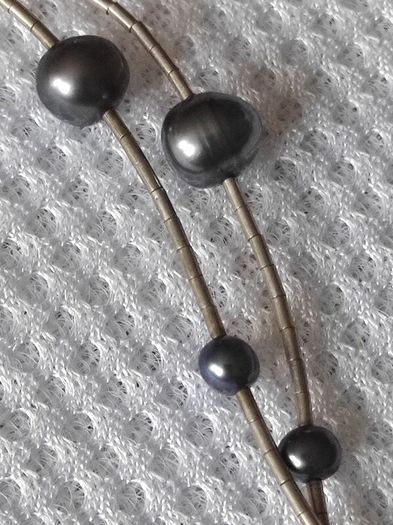 STG Sterling pearl necklace