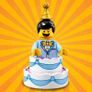 Lego CAKE GUY Minifigure Lego Series 18 Lego Minifigure Image 3