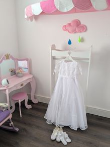 Communion Dress with accessories (sold separately)