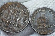 Germany 1916 10 Pfening 1918 5 Pfening