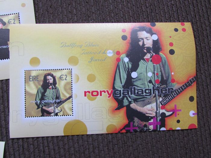 Irish Rock Legends.Set of Four Mini Sheets.2002.MNH.
