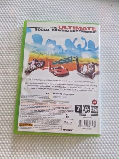 Burnout Paradise Xbox360 Games Original