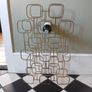 Abstract Design Metal Wine Bottle Holder Image 6