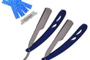 2X Barber Straight Cut Throat Salon Shaving Razor Shavette Rasoi Rasoirs