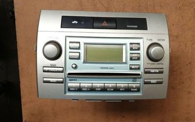 Toyota Corolla Verso AM FM Radio CD Player Head Unit 86120-0F010 W58810