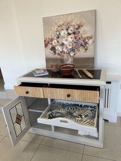 Granite top kitchen island/sideboard