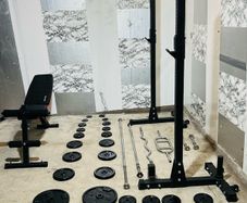 Heavy Duty Rack Stands Iron Weights Set Of Bars